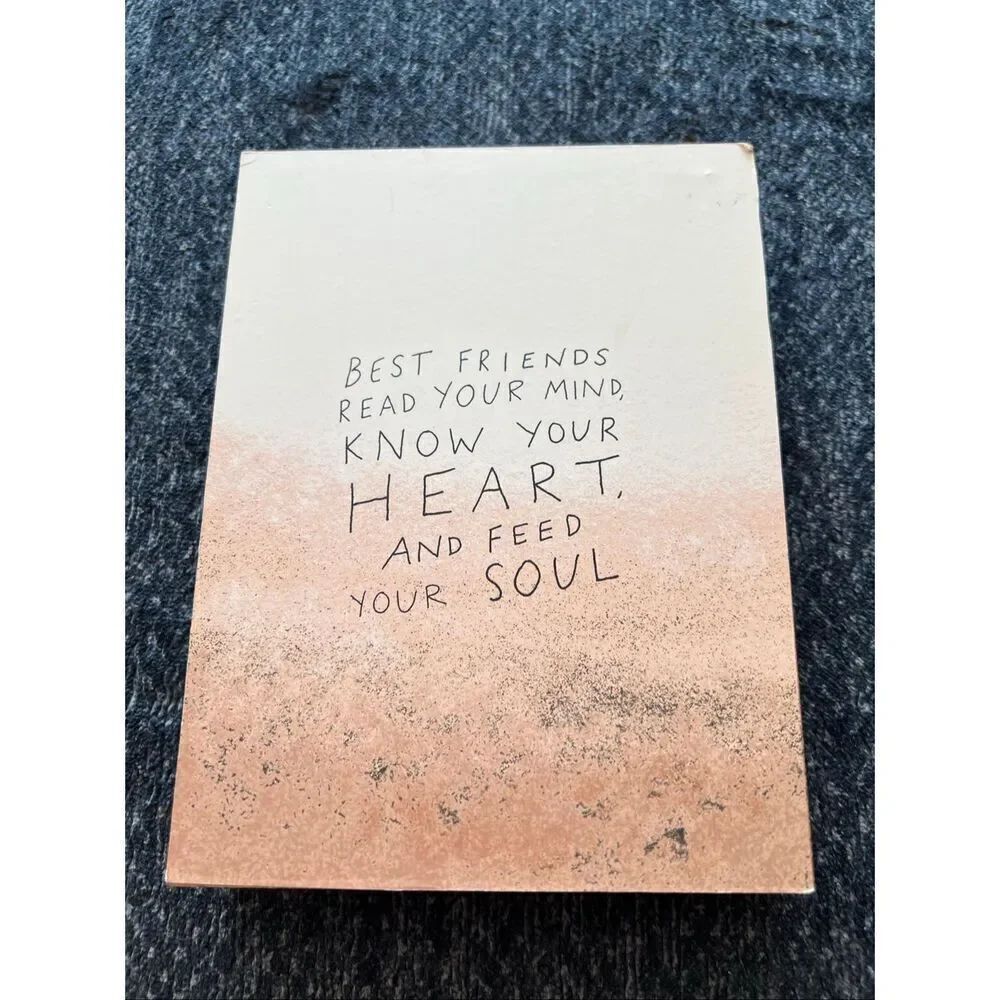 Open Road Best Friend Inspirational Plaque
